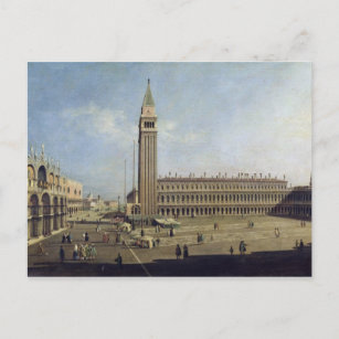 Piazza San Marco, Venetië Briefkaart