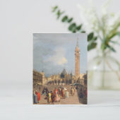 Piazza San Marco, Venetië, c.1760 Briefkaart (Staand voorkant)