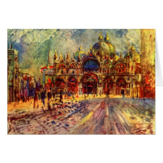 Piazza San Marco, Venetië door Pierre Renoir (Voorkant Horizontaal)