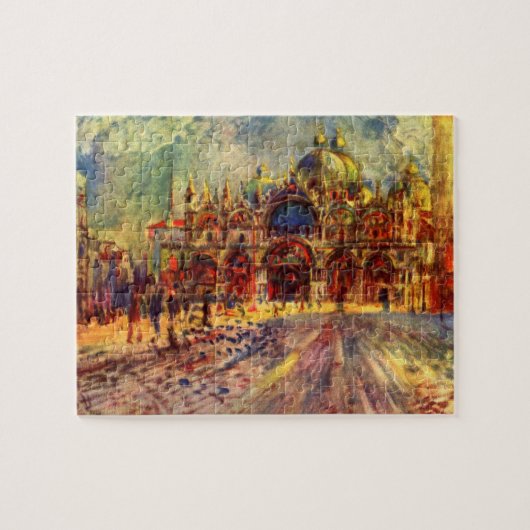 Piazza San Marco, Venetië door Pierre Renoir Legpuzzel (Horizontaal)