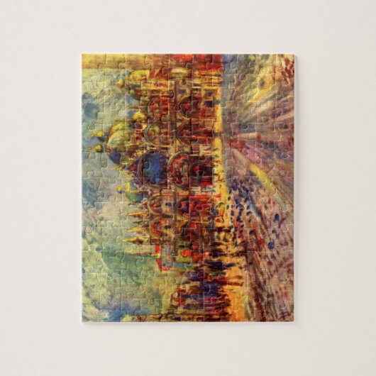 Piazza San Marco, Venetië door Pierre Renoir Legpuzzel (Verticaal)