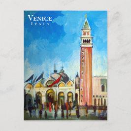 Piazza San Marco - Venetië, Italië Briefkaart