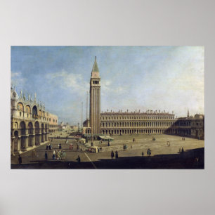 Piazza San Marco, Venetië Poster