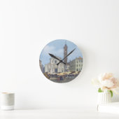 Piazza Santo Stefano uit de Uitzichten van Milaan  Ronde Klok (Huis)