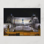 Piazza Venezia bij nacht Briefkaart (Voorkant)