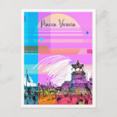 Piazza Venezia Schets Kunst Reizen Illustratie Briefkaart (Voorkant)