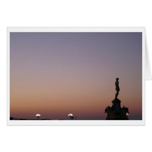 Piazzale Michelangelo, Florence, Italië (Voorkant Horizontaal)