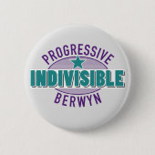 PIB Medium-gesorteerde lichte grijze Button (Voorkant)