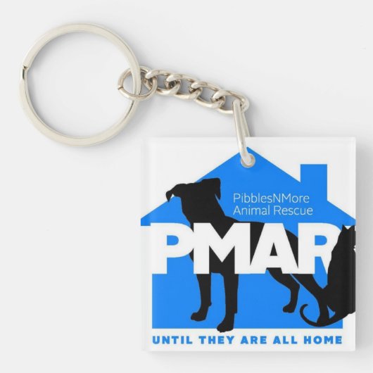 Pibbles en meer Sleutelhanger voor dierenbeschermi (Voorkant)