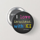 pic-K Love Ronde Button 5,7 Cm (Voorkant /achterkant)