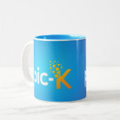 pic-K-Mok Tweekleurige Koffiemok (Voorkant links)