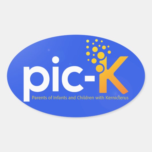 pic-k-Stickers Ovale Sticker (Voorkant)