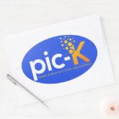 pic-k-Stickers Ovale Sticker (Envelop)