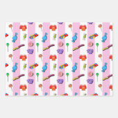 Pic 'n' mix Snoepjes Wrapping Paper Set (Voorkant 3)