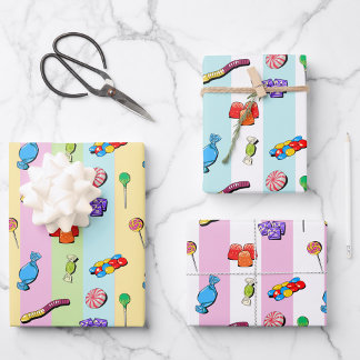 Pic 'n' mix Snoepjes Wrapping Paper Set