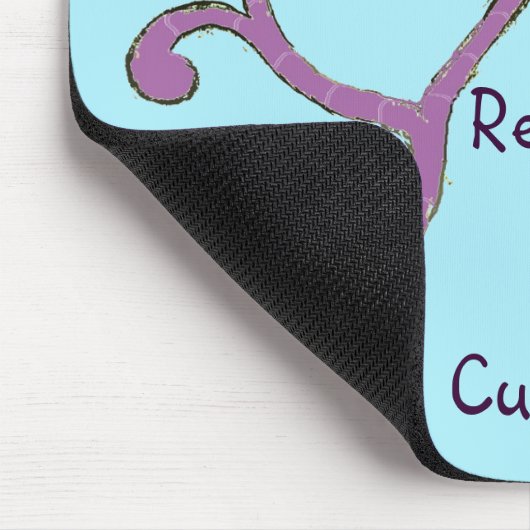 Pic your values Mat, Organic Pattern Muismat (Hoek)