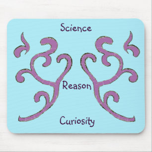 Pic your values Mat, Organic Pattern Muismat