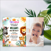 Pic Zoo zebra safari In Twee De Wilde 2e Verjaarda Kaart