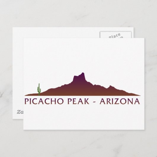 Picacho Peak - Arizona Briefkaart (Voorkant / Achterkant)