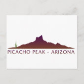 Picacho Peak - Arizona Briefkaart (Voorkant)