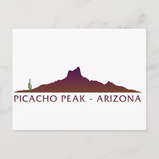 Picacho Peak - Arizona Briefkaart (Voorkant)