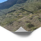Picacho Peak Arizona Desert Landscape Mountains Poster (Hoek)