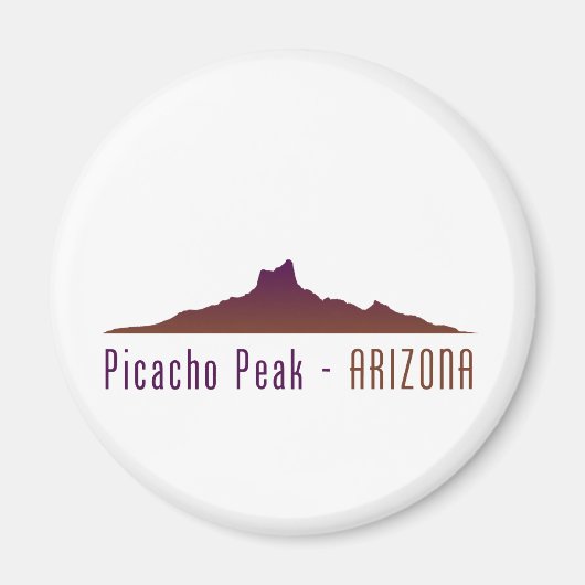 Picacho Peak - Arizona Magneet (Voorkant)