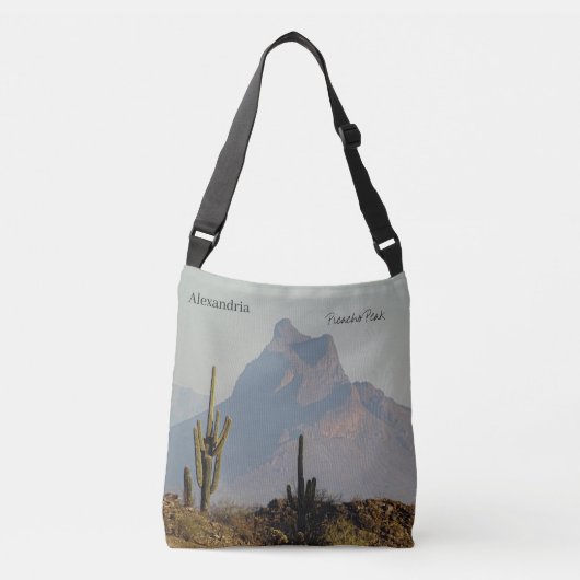 Picacho Peak Arizona Southwest-woestijnberg Crossbody Tas (Voorkant)