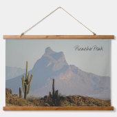 Picacho Peak Arizona Southwest-woestijnberg Hangend Wandkleed (Voorkant)