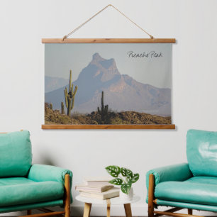 Picacho Peak Arizona Southwest-woestijnberg Hangend Wandkleed