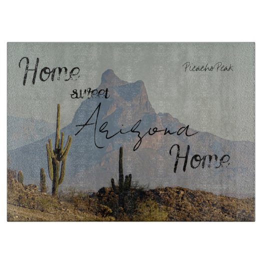 Picacho Peak Arizona Southwest-woestijnberg Snijplank (Voorkant)