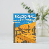 Picacho Peak State Park Arizona  Briefkaart (Staand voorkant)