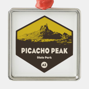 Picacho Peak State Park, Arizona Metalen Ornament