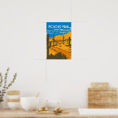 Picacho Peak State Park Arizona Retro Poster (Keuken)