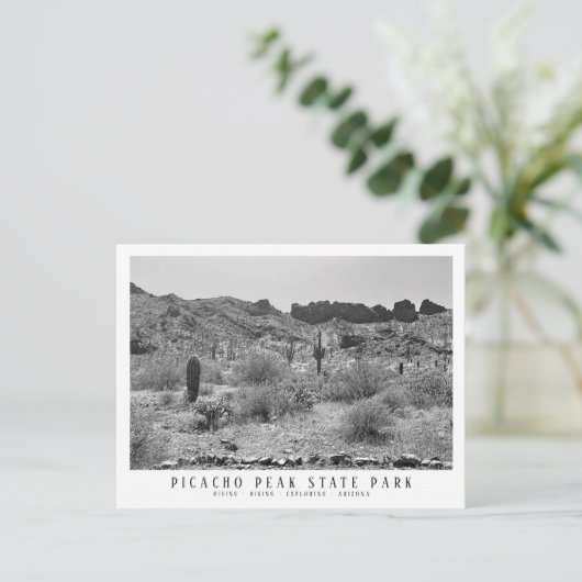 Picacho Peak State Park Keepsake Arizona Briefkaart (Staand voorkant)