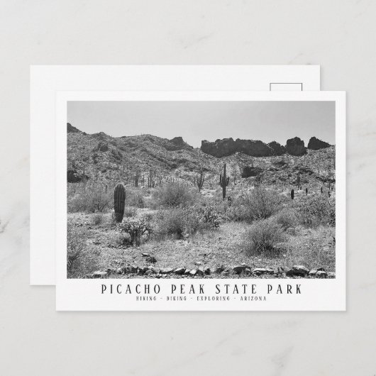 Picacho Peak State Park Keepsake Arizona Briefkaart (Voorkant / Achterkant)