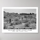 Picacho Peak State Park Keepsake Arizona Poster (Voorkant)