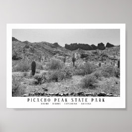 Picacho Peak State Park Keepsake Arizona Poster