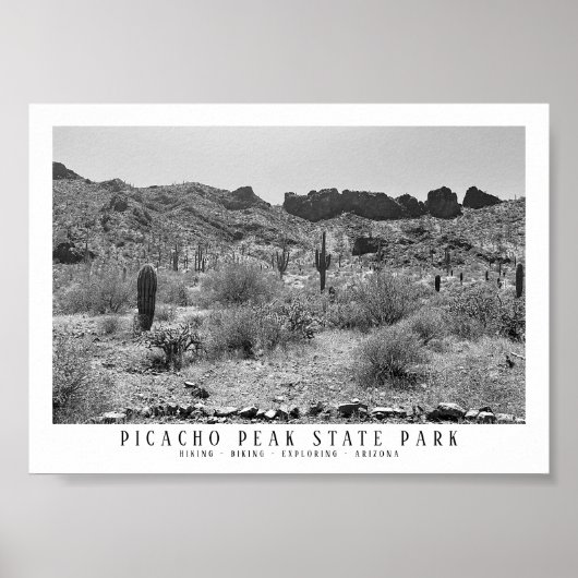 Picacho Peak State Park Keepsake Arizona Poster (Voorkant)
