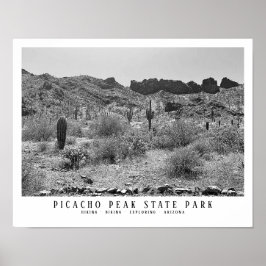 Picacho Peak State Park Keepsake kunstwerk uit Ari Poster