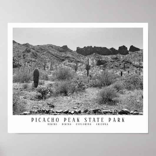 Picacho Peak State Park Keepsake kunstwerk uit Ari Poster (Voorkant)