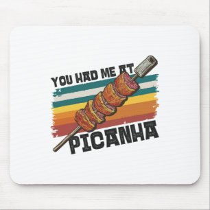 Picanha, je had me bij een Braziliaans gerecht Muismat