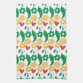 Picante Fiesta Chili kleurrijk patroon Theedoek (Verticaal)