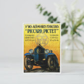 Picard Pictet Vintage Car Advertisation Briefkaart (Staand voorkant)