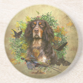 Picardische Spaniel, Jachtseizoen Zandsteen Onderzetter