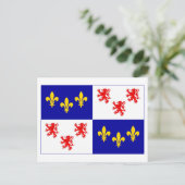 Picardische vlag briefkaart (Staand voorkant)