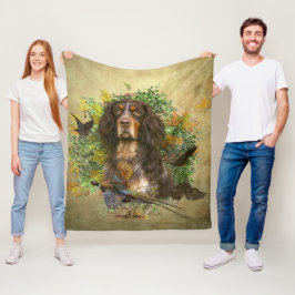 Picardy Spaniel, jachtseizoen Fleece Deken