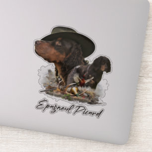 Picardy Spaniel, jachtseizoen Sticker