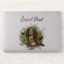Picardy Spaniel, jachtseizoen Sticker