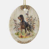 Picardy Spaniel, vogeljacht Keramisch Ornament (Rechts)